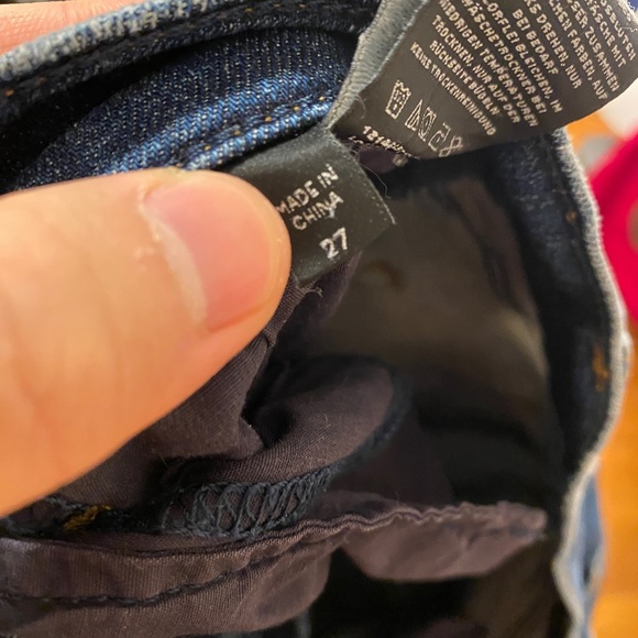 J brand Raw Hem Jeans 27x25 - Picture 5 of 5